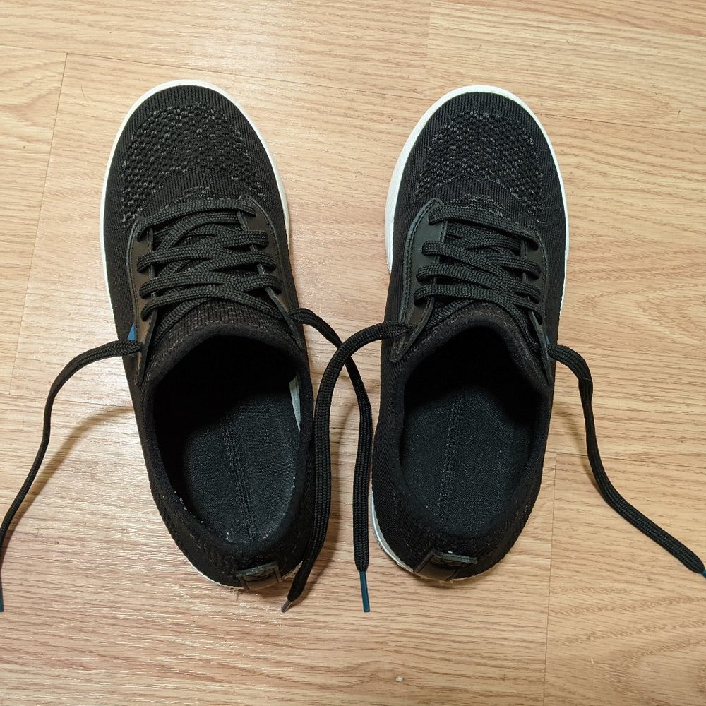 Women's Vessi Weekend Shoes, asphalt black, size 7